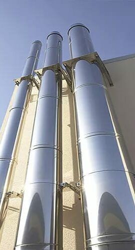 Conduits inox hottes restaurants