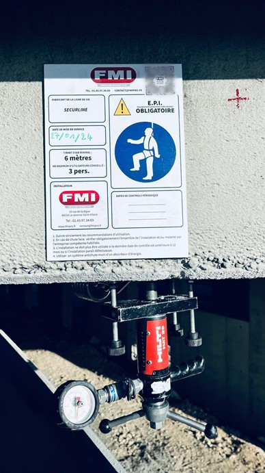 Point d'ancrage certifié CE